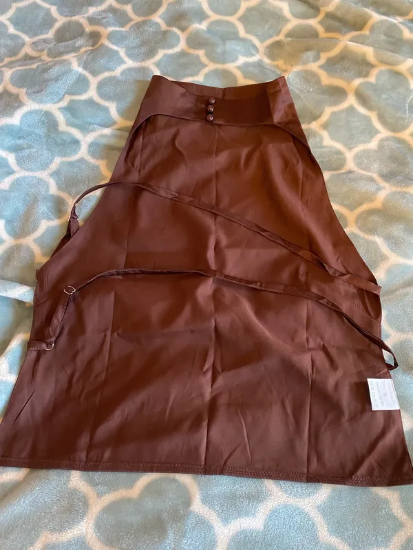 SheIn Brown Open Back Halter Going Out Top Small - Image 5