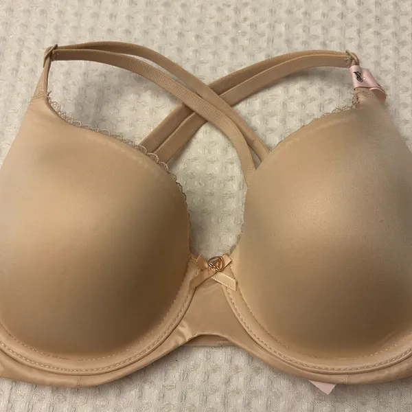 NEW! $50 VICTORIA’S SECRET 32A Lightly Lined Demi Bra BEIGE Padded Underwire - Image 6
