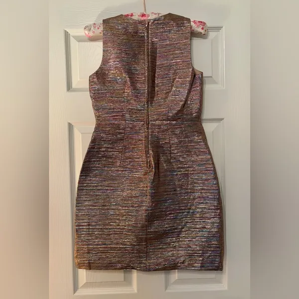 GB metallic mini dress sz S - Image 2