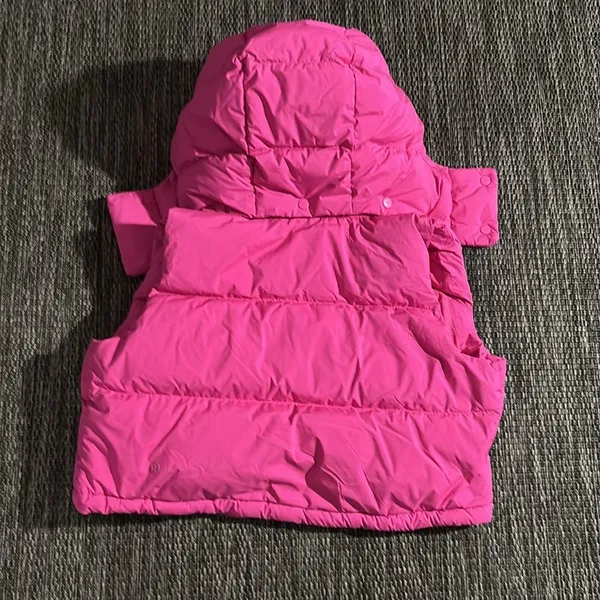 Lululemon Wunder Puff Super Cropped Vest Sonic Pink PrimaLoft Goose Down Size 4 - Image 2