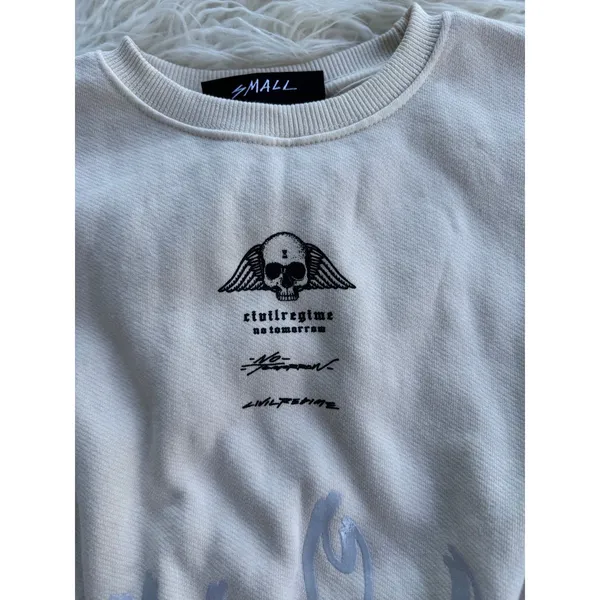 Civil Regime Cropped Sweatshirt Size Small - Image 5