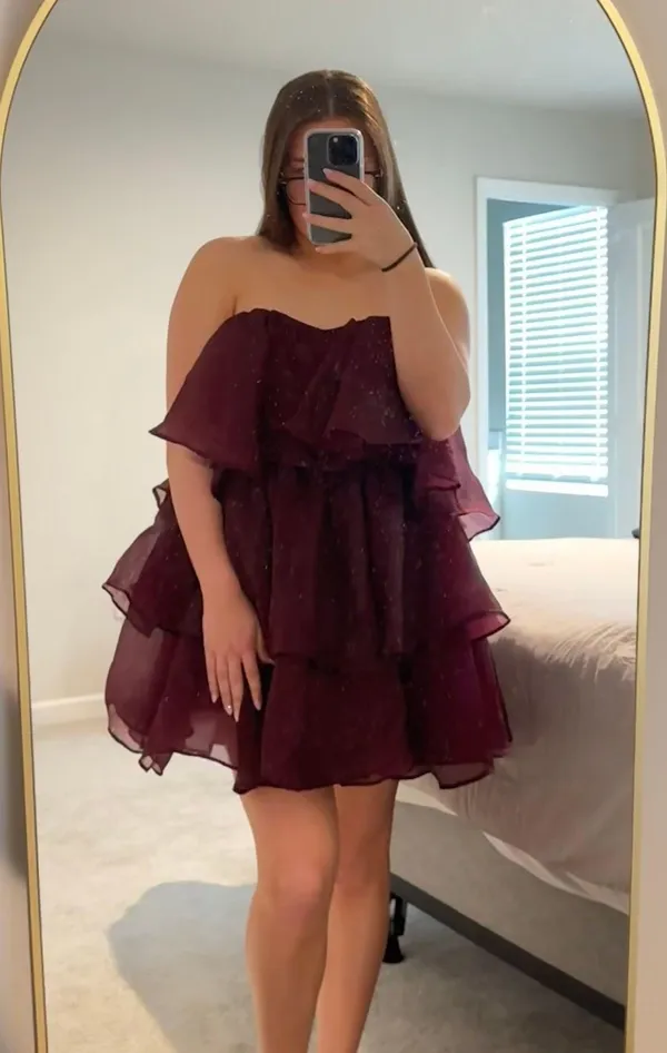 Altar'd State Sadie Dress In Plum - Image 2