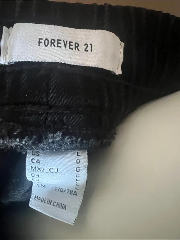 forever 21 Black Utility Mini Skirt with Cargo Pockets whimsygoth festival vibe - Image 2