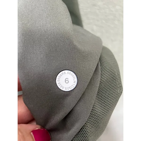 Lululemon Day to Night Jumpsuit Gray Sage Wide Leg Drawstring Waist Size 6 - Image 6
