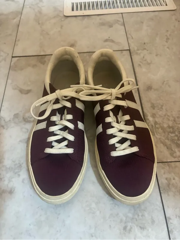 Rothy’s RS02 Sneakers in Maroon - Image 4