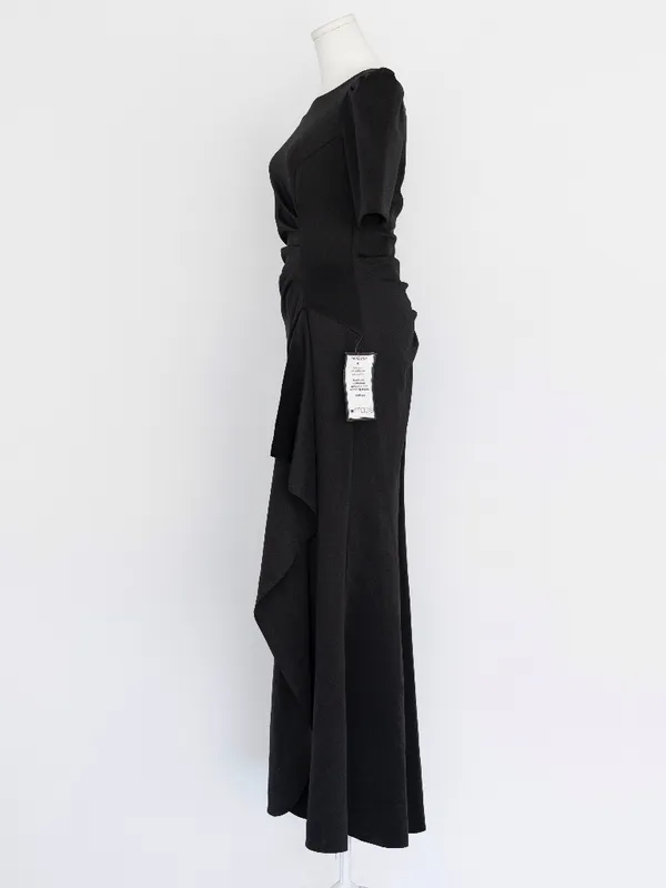 Xscape - ruffle puff-sleeve evening gown - Image 6