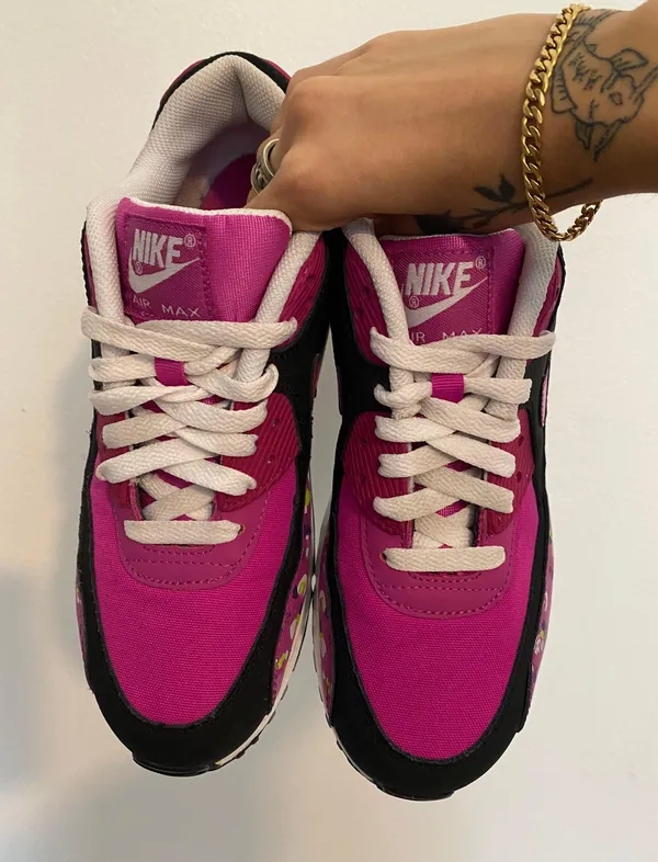Nike Wmns Air Max 90 Premium Mesh ‘Fuchsia’ - Image 4