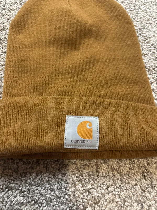 Carhartt Beanie Brown - Image 2