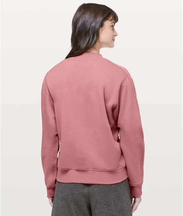 Pink Lululemon Chill On Pullover (Size 4) - Image 8