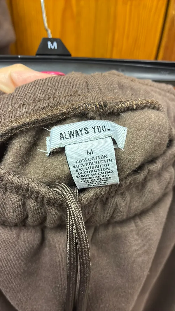 TJ Maxx Matching Loungewear Set chocolate brown - Image 4