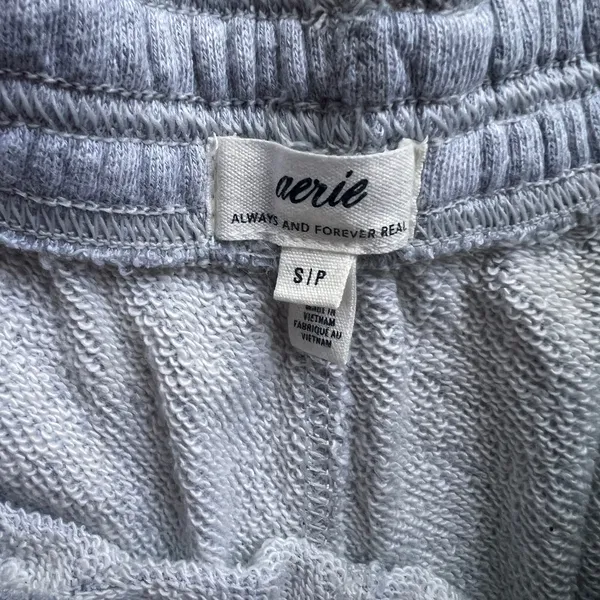 Aerie Fleece-Of-Mind High Waisted Gray Short Sz S - Image 2