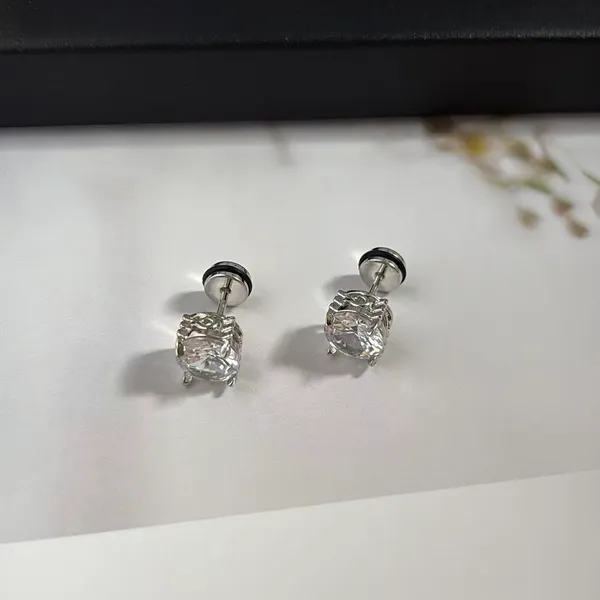 8mm CZ Stud Earrings for Men Women Streetwear Punk Hip Hop Unisex Style - Image 2