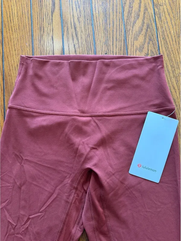 Lululemon Align No Line High Rise 25” Cranberry Charm Size 8 NWT - Image 4