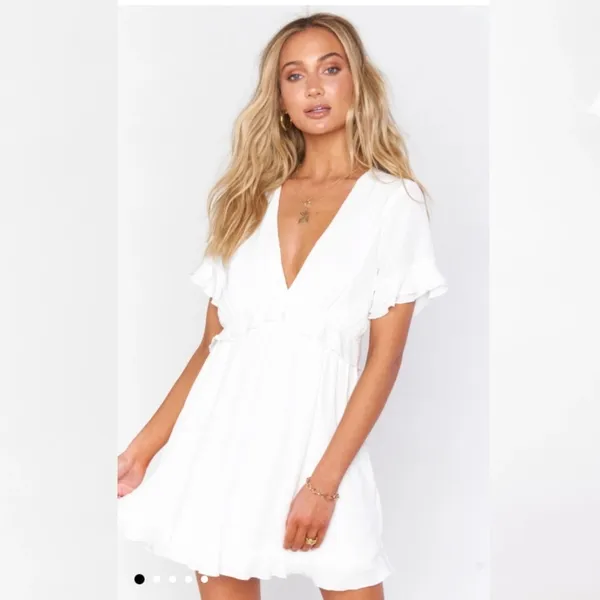 NWOT Show me Your Mumu Virginia white mini dress XS - Image 5