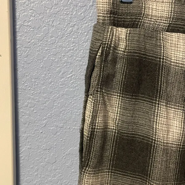 Aeropostale Plaid Flannel Lounge Sleep Pants Black Gray White XS - Image 11