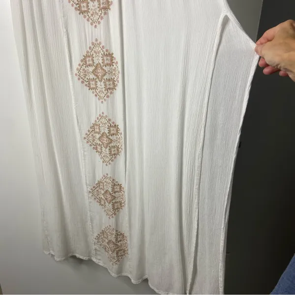 O’NEILL Boho Grecian White Maxi Sundress XS - Image 4