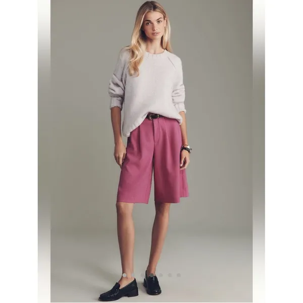 Anthropologie Maeve Skirty Culotte Shorts - Image 4