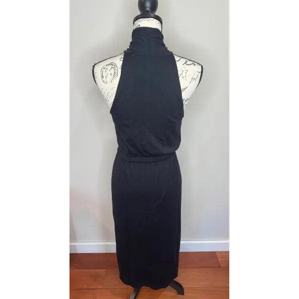 Ann Taylor Crossover Halter Knit Dress Gray NWT Sz S - Image 2