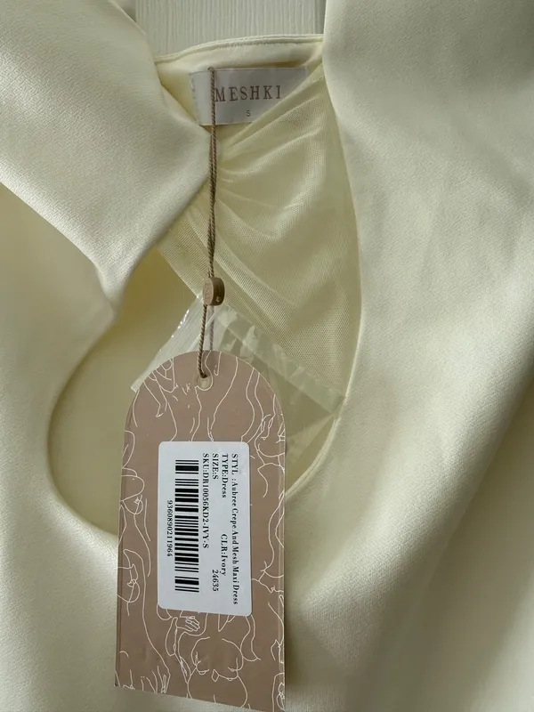 Ivory maxi meshki dress - Image 5