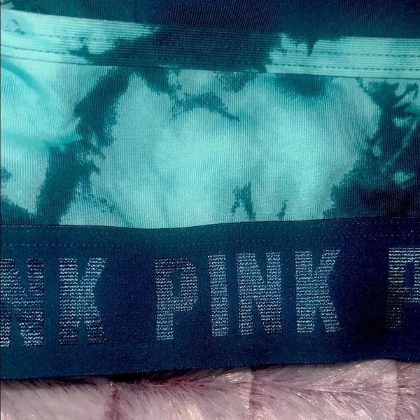 PINK Victoria's Secret‎ Green Sports Bra Intimates - Image 2