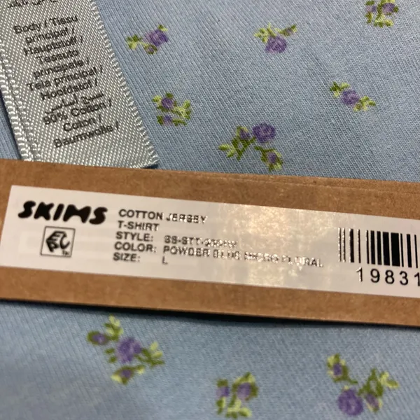 SKIMS Cotton Jersey T-Shirt L - Image 7