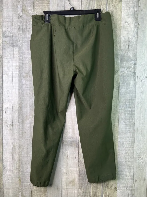 Style Rite Inc. XXLarge Green Stretch All Over Cropped Dress Pants - Image 2