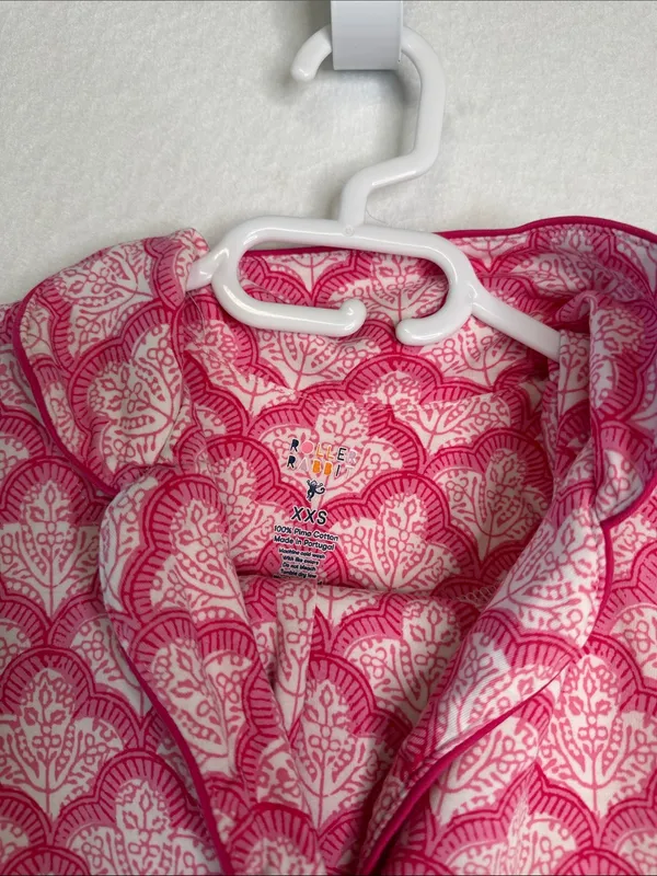 Roller Rabbit Exclusive Jemina Pink Pajama Set | Top and Bottoms - Image 3