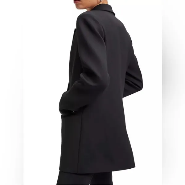 Good American Scuba 2.0 Black Blazer Size 1 Small - Image 3