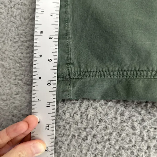 American Eagle Stovepipe Utility Pants Green Gorpcore Wide Leg Women's 16 x 30 - Image 11