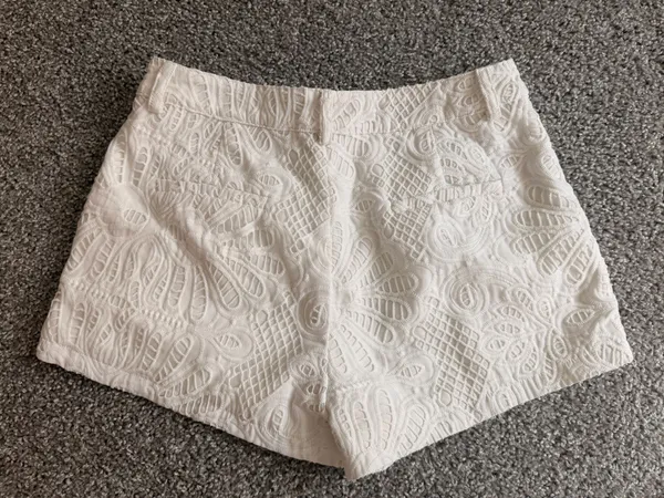 Windsor Chic Babe Eyelet Lace Shorts - Image 3