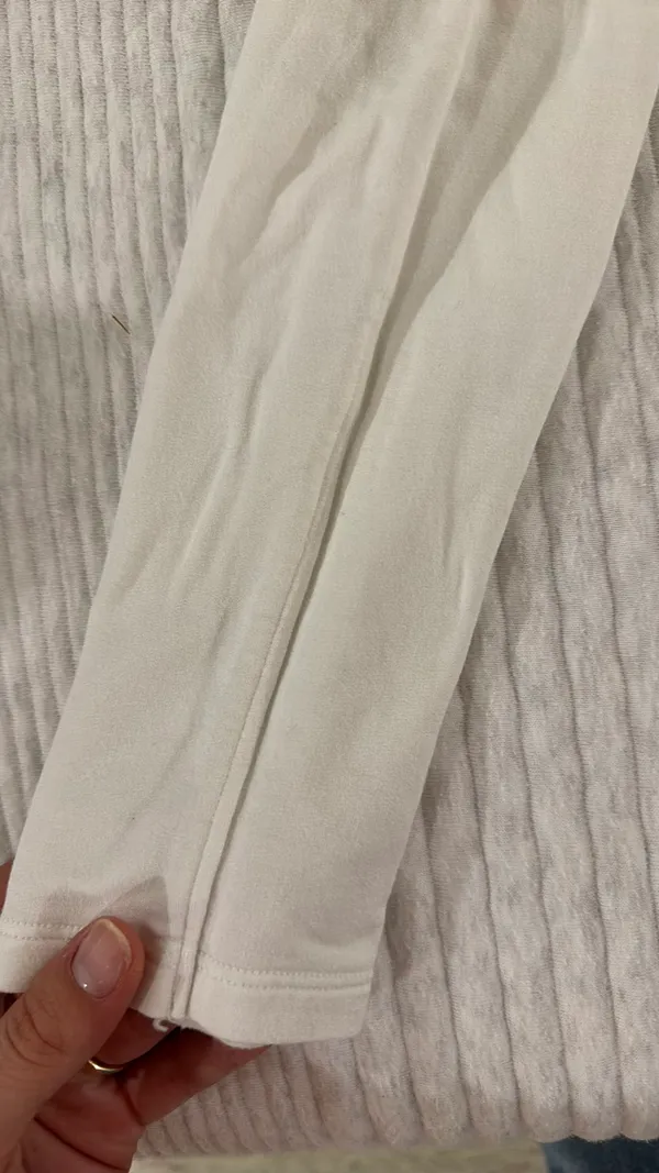 White Long Sleeve Top - Image 4