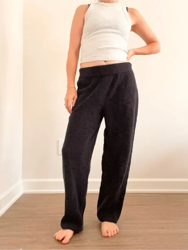 Madewell Navy Knit Lounge Pants - Image 2