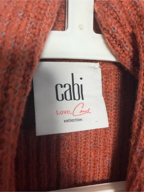 Cabi Oversized Double Breasted Knit Sweater Cardigan Dolman Sz S - Image 4