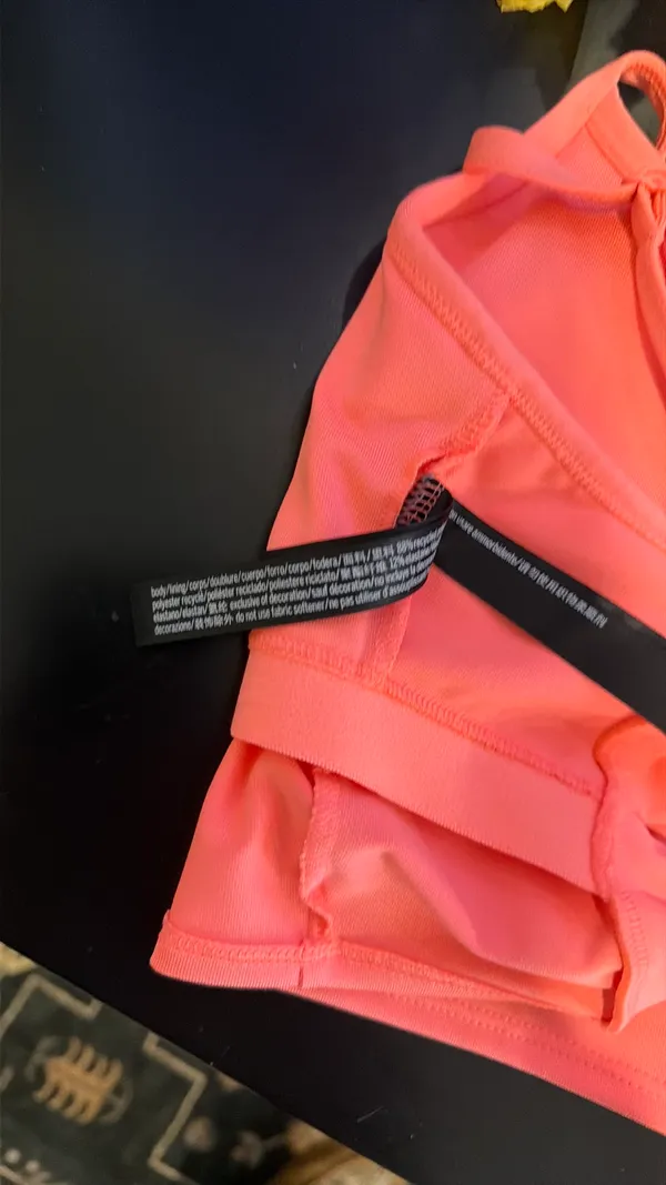 PINK Victoria's Secret Sports Bra Pink - Image 4