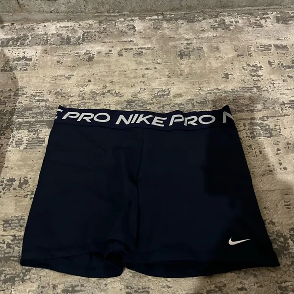 Nike Navy Blue Pro 365 Shorts Size XL - Image 2