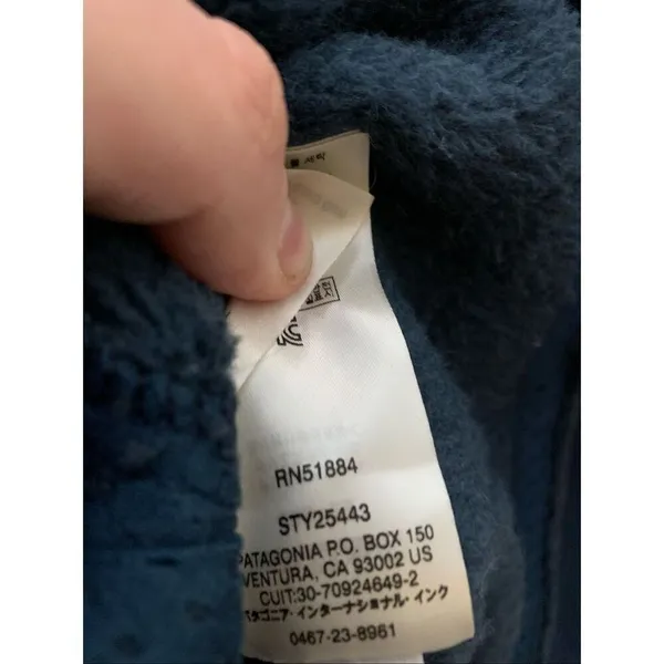 Patagonia Re-Tool Snap-T Fleece Pullover navy women's size medium 25443 - Image 5