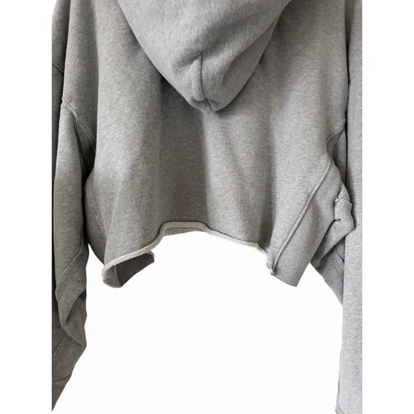 Free People Movement Nights Like This Hoodie Gray‎ Women's Size Medium - Image 6