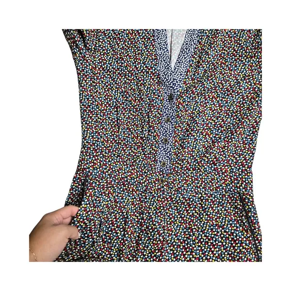 Anthropologie ETT:TWA Women's Christine Jumpsuit Multicolored Print SMALL - Image 3