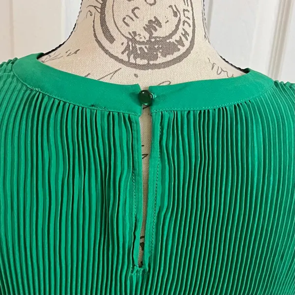 Adrianna Papell Pleated Flutter Sleeve Blouse - Image 4
