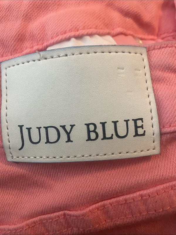 Judy Blue Pink High-Rise Denim Shorts size M - Image 6