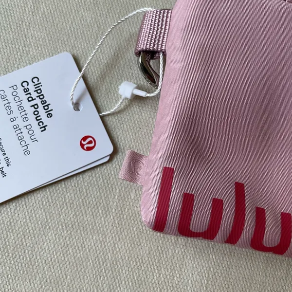 Lululemon Clippable Card Pouch - Pink Haze - Image 3