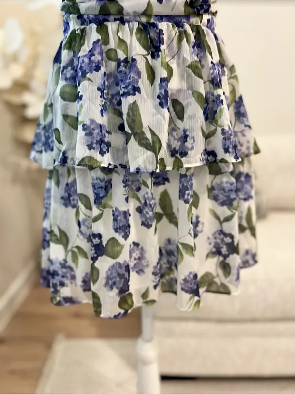 Amanda Uprichard Violina Purple Floral Halter layered Woman’s Dress in Margate L - Image 4