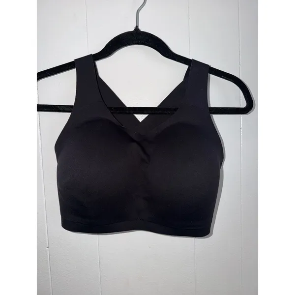 Lululemon In Alignment Cross Strap Bra Black 34E LW2CXRS - Image 2