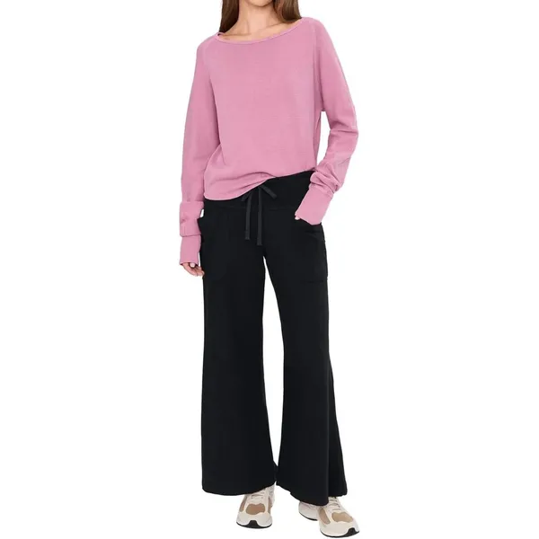 Free People We the free Jess Long Sleeve Thermal Top Size Medium NWT $68 retail - Image 3