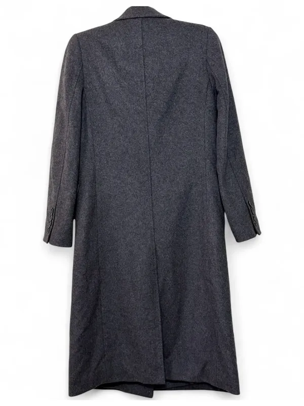 Quince Women’s Italian Wool Blend Double Breasted Long Coat Size Small - Image 16