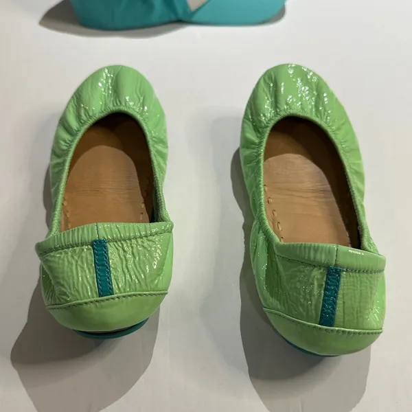 TIEKS Mint Patent Leather Ballerina Flats 7 limited sold out online - Image 3