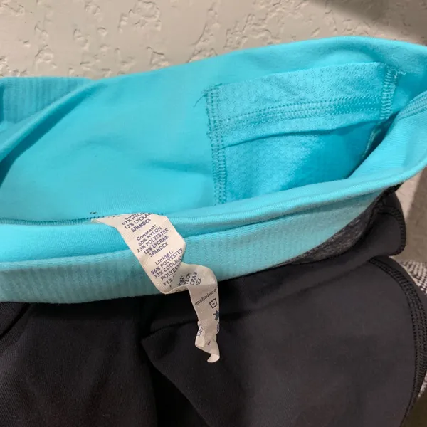 lululemon athletica Black and Teal Boot Cut Pants - Image 7