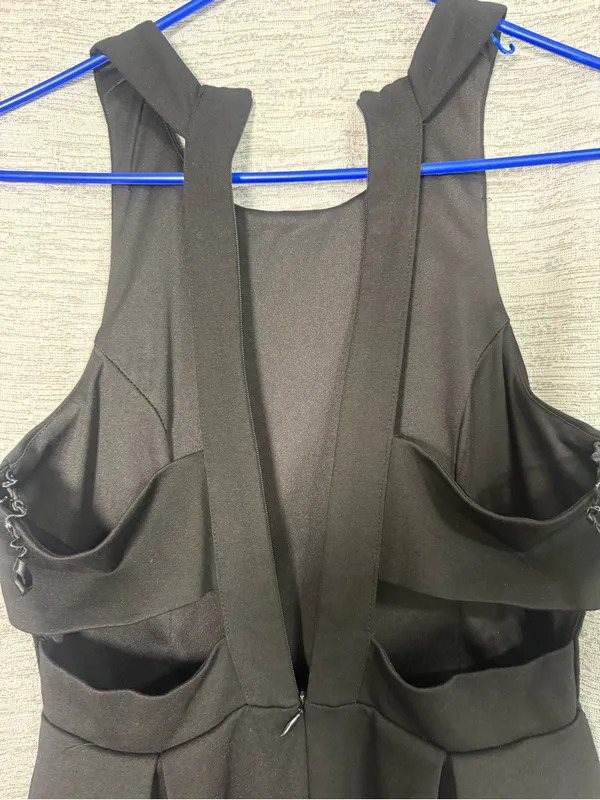 Lulu's Black Sleeveless Fit-and-Flare Mini Dress - Image 6