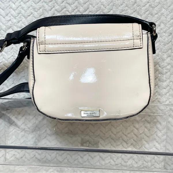 Kate Spade Light Pink Black Bow‎ Mini Crossbody Bag | Coquette Minimalist - Image 2