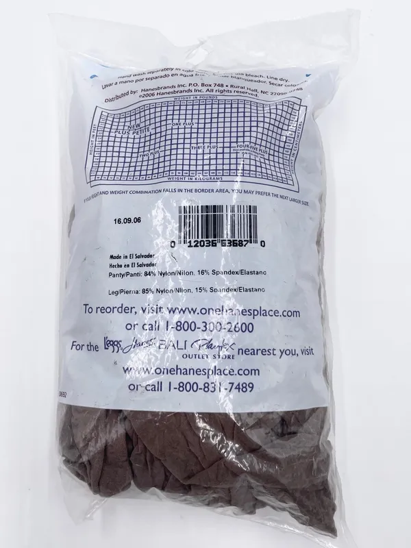 NEW Hanes 1 Plus Silk Reflections Silky Sheer Control Top Pantyhose Taupe 3 Pair - Image 5